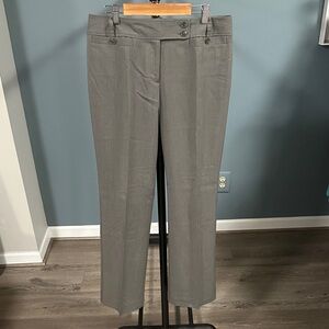 Ann Taylor Petite Curvy Gray Trousers